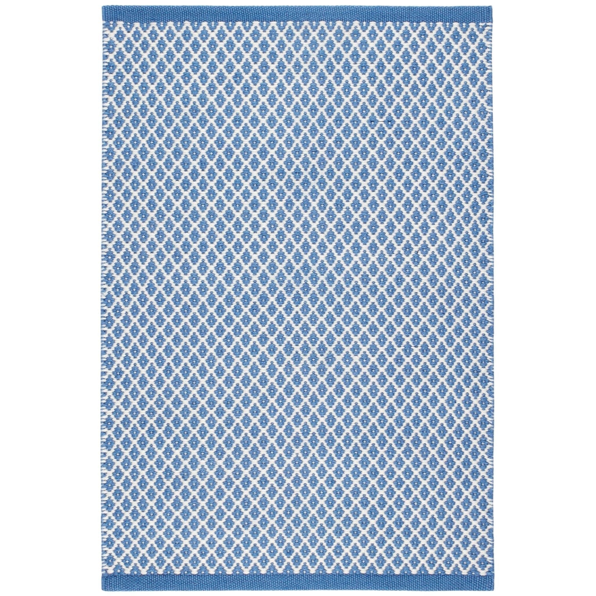 Mainsail French Blue Handwoven Indoor/Outdoor Rug Rugs 