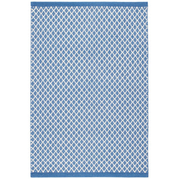 Mainsail French Blue Handwoven Indoor/Outdoor Rug Rugs 