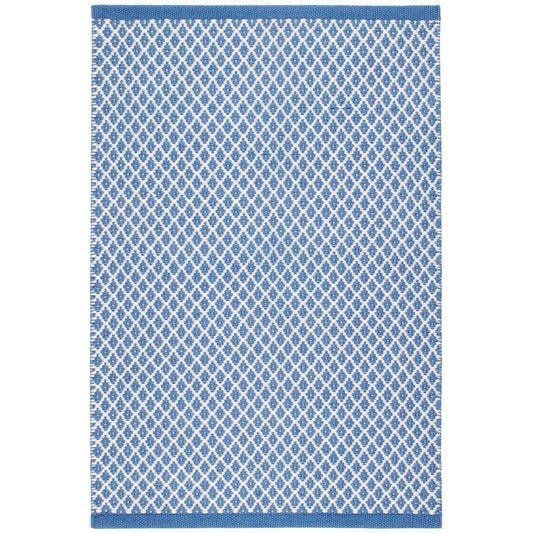 Mainsail French Blue Handwoven Indoor/Outdoor Rug Rugs 