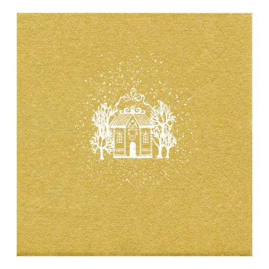 Maison Pain D'Epice Or- Paviot Dinner Napkin Kitchen 