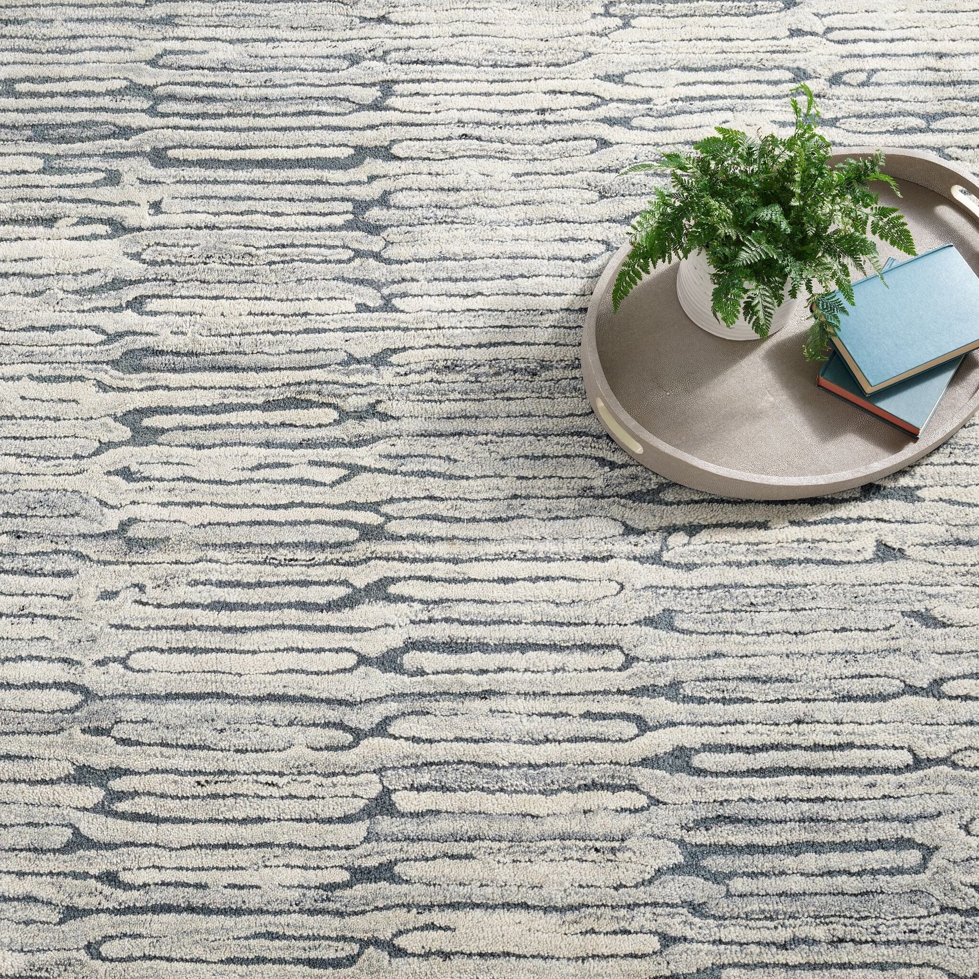 Malone Everglade Hand Tufted Wool Rug Rugs 
