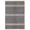 Malta Black/Ivory Handwoven Wool Rug Rugs 
