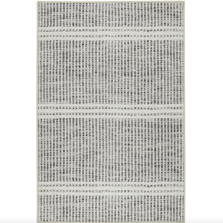 Malta Grey Machine Washable Rug WASHABLE 