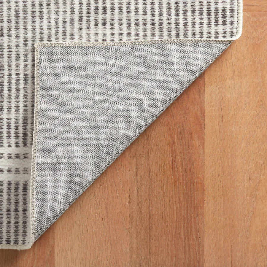 Malta Grey Machine Washable Rug WASHABLE 