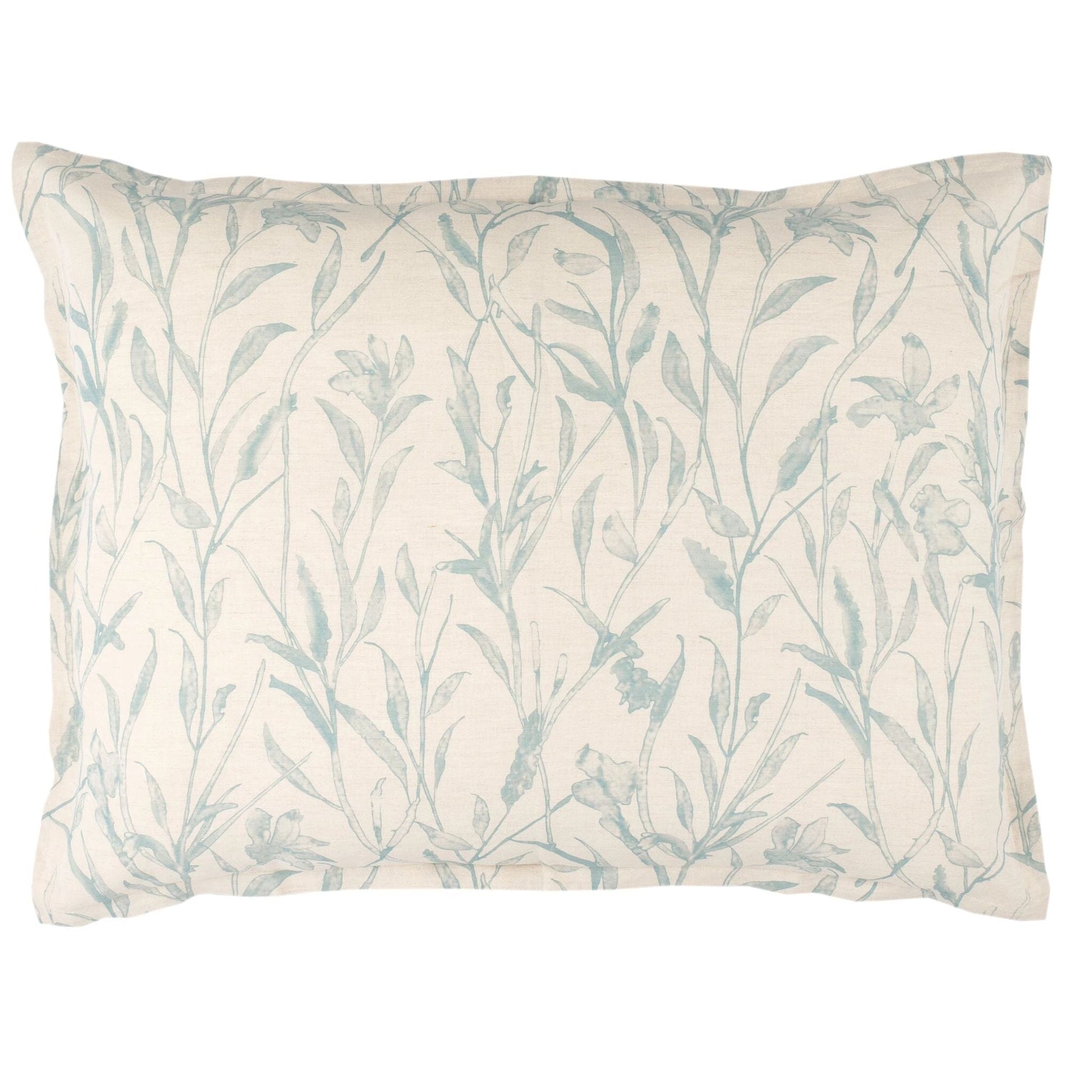 Margot Linen Pewter Blue Sham Duvet Sham 