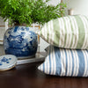 Markie Stripe Pillow 20" - Leaf Pillows 