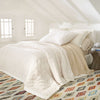 Marshmallow Fleece Ivory Puff Sham Quilted Sham 