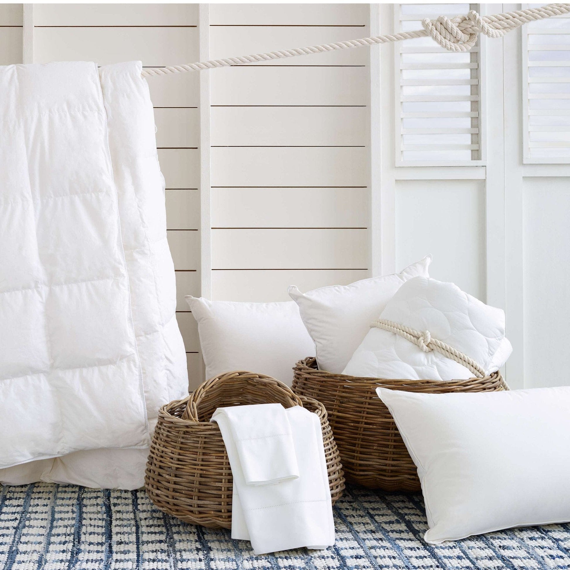 Meditation Down Pillow Firm Pillow Insert 