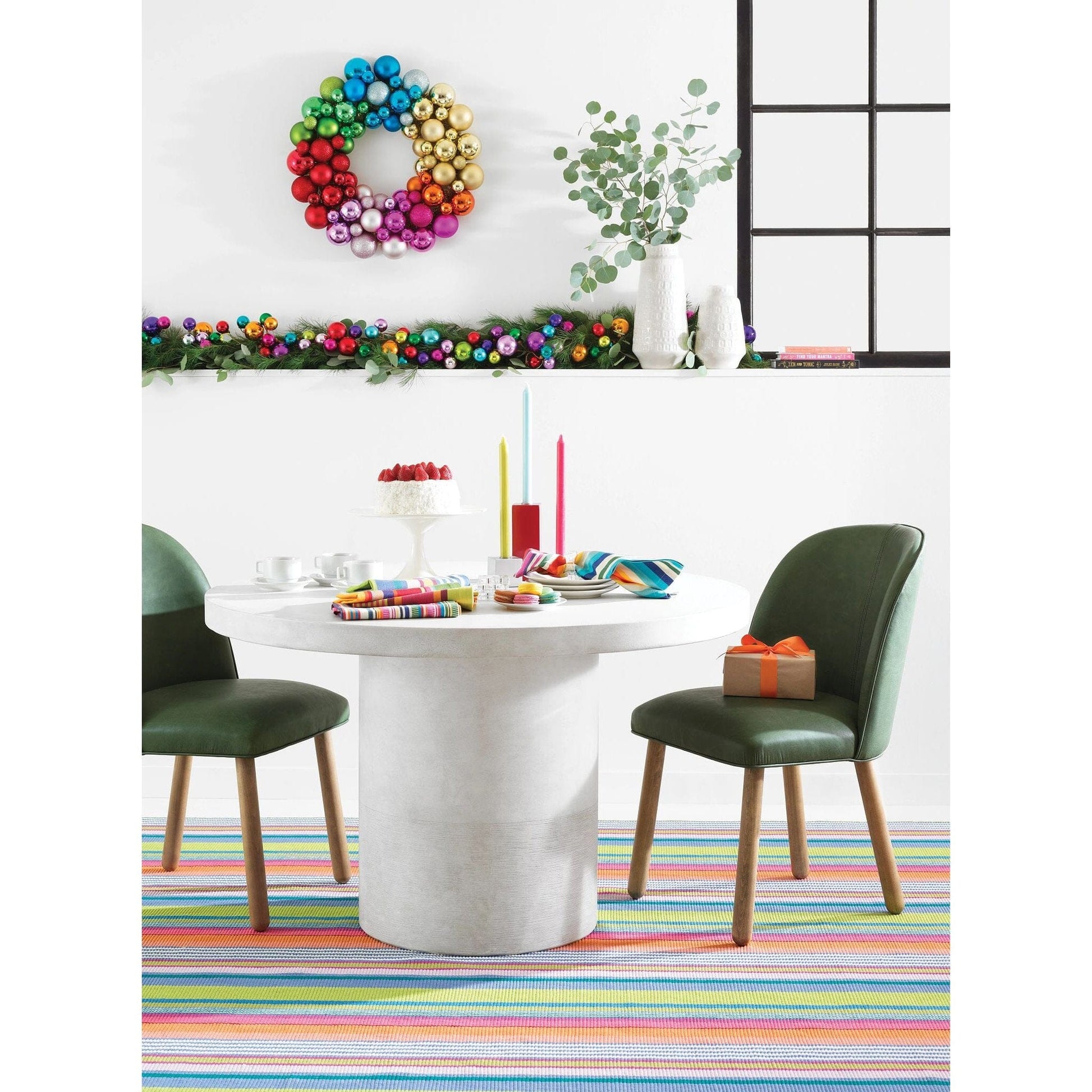 Mellie Stripe Handwoven Cotton Rug - Multi Rugs 