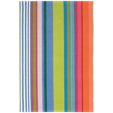 Mellie Stripe Handwoven Cotton Rug - Multi Rugs 