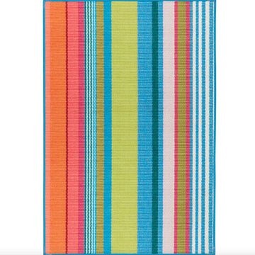Mellie Stripe Multi Machine Washable Rug WASHABLE 