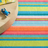 Mellie Stripe Multi Machine Washable Rug WASHABLE 