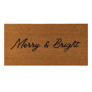 Merry and Bright Doormat Objects & Accents 