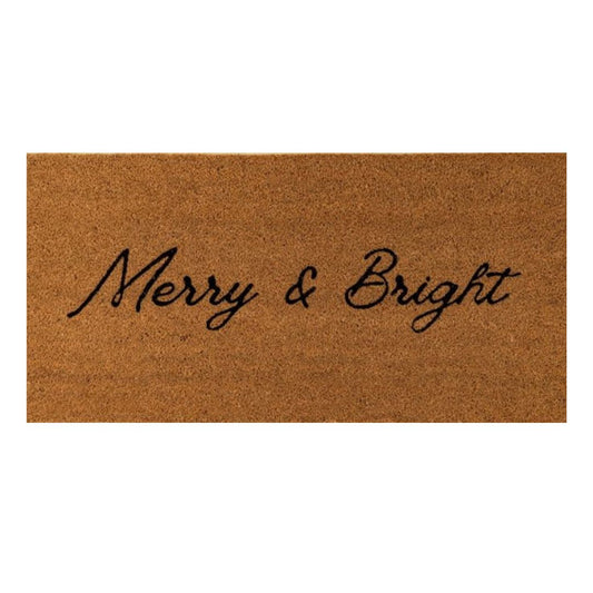 Merry and Bright Doormat Objects & Accents 
