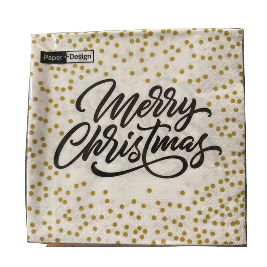 Merry Christmas - Luncheon Napkin Kitchen 