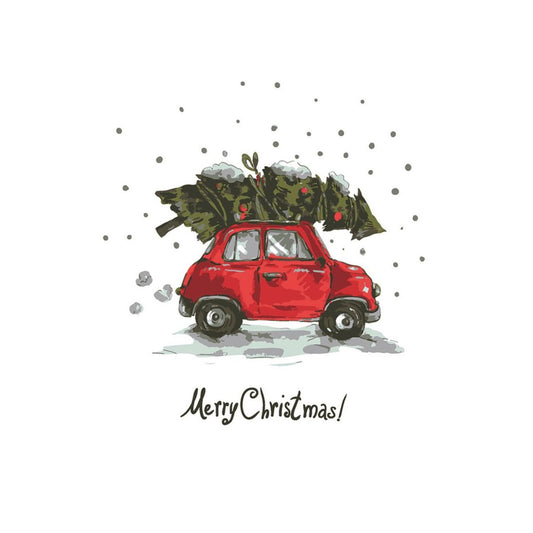 Merry Christmas- Luncheon Napkin Kitchen 