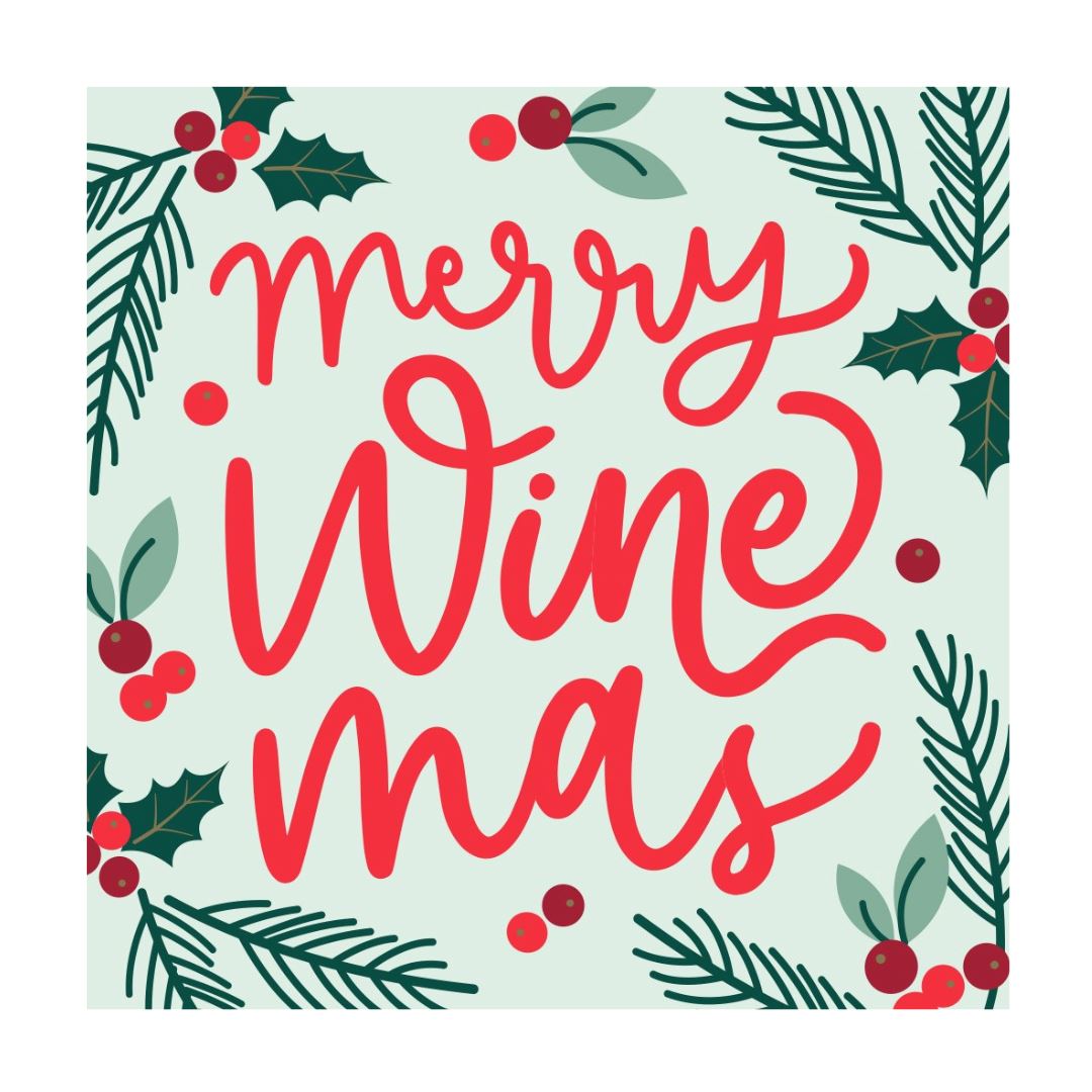 Merry Winemas Napkin Linens 