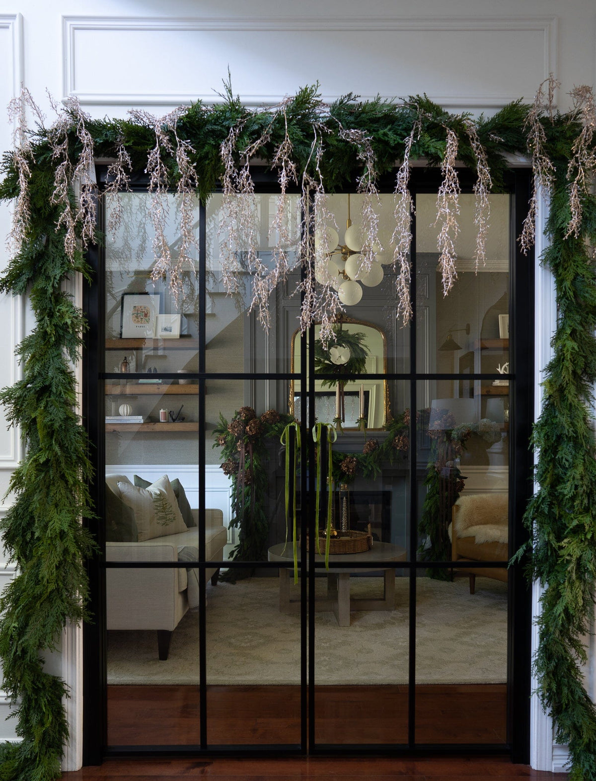 Metallic Twig Garland 50" Greenery 