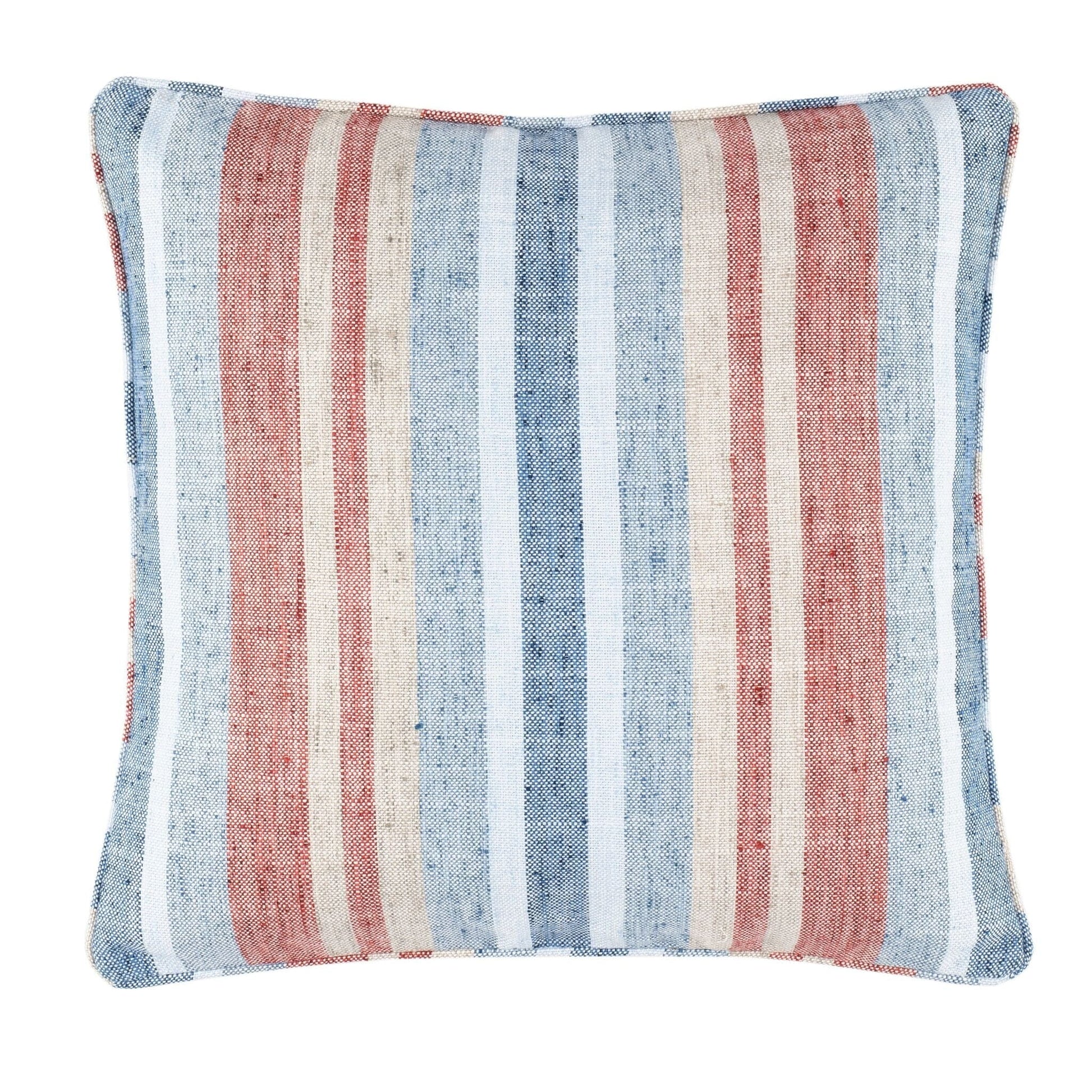 Miles Stripe Navy Decorative Indoor/Outdoor Pillow Indoor/Outdoor Pillow 