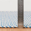 Miss Muffet French Blue Handwoven Cotton Rug Rugs 