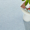 Miss Muffet French Blue Handwoven Cotton Rug Rugs 