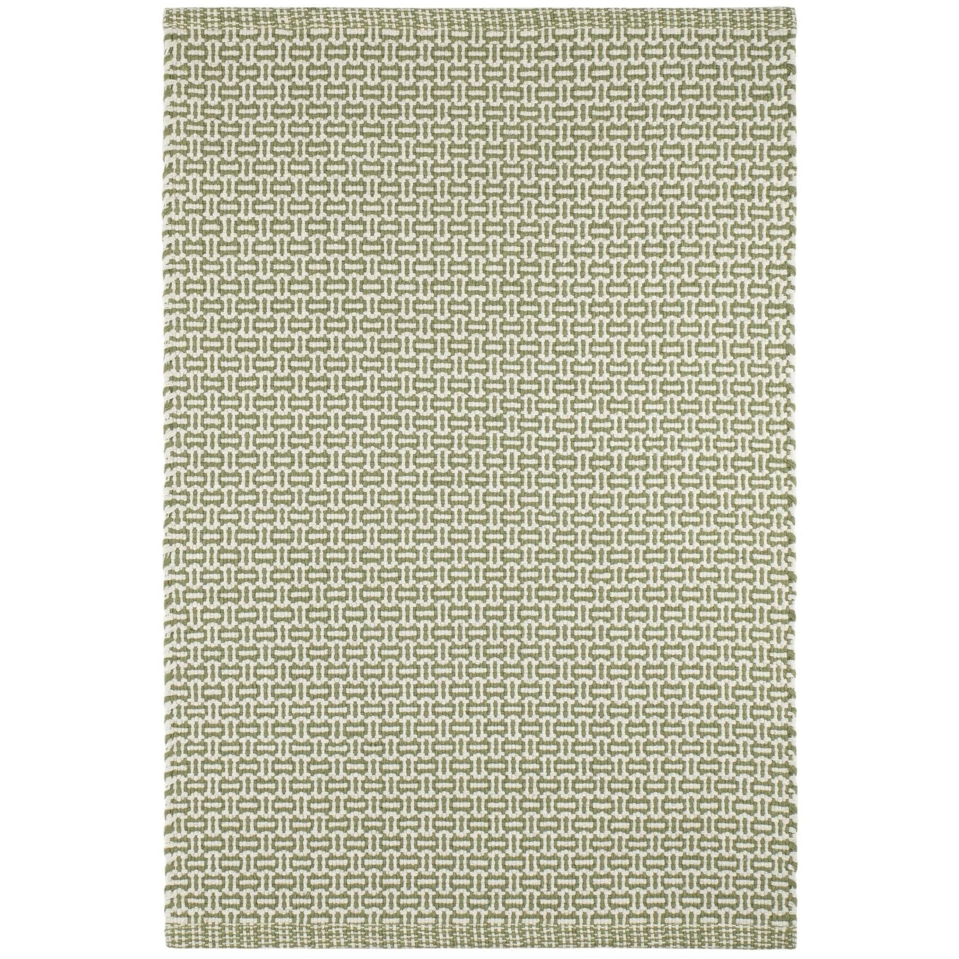 Miss Muffet Olive Handwoven Cotton Rug Rugs 