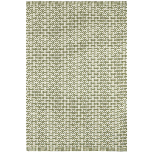 Miss Muffet Olive Handwoven Cotton Rug Rugs 
