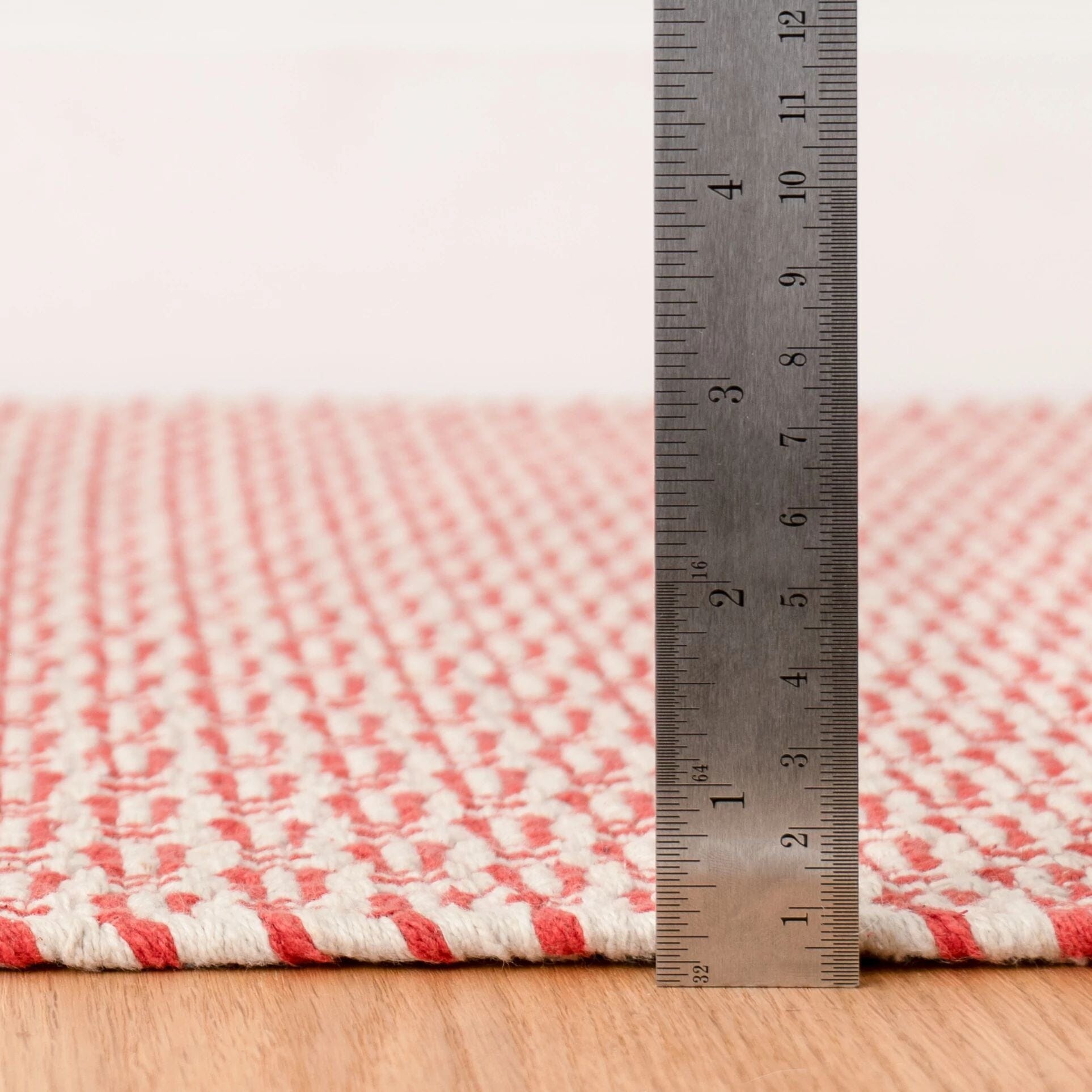 Miss Muffet Paprika Handwoven Cotton Rug Rugs 