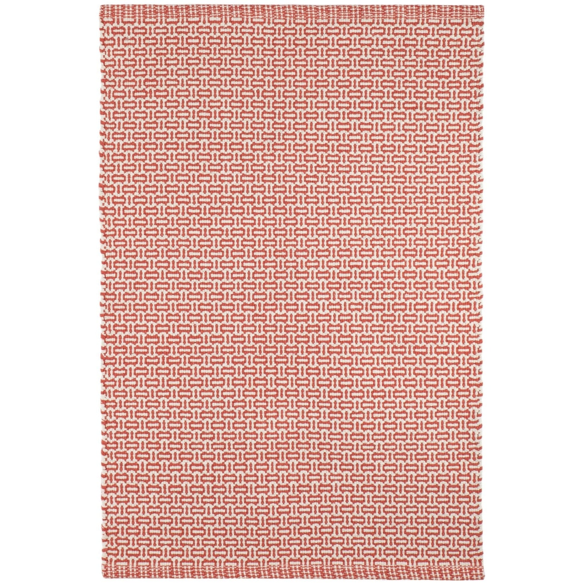 Miss Muffet Paprika Handwoven Cotton Rug Rugs 