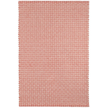Miss Muffet Paprika Handwoven Cotton Rug Rugs 