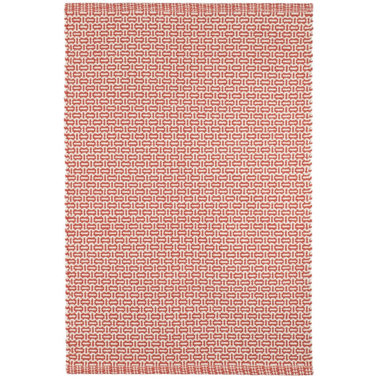 Miss Muffet Paprika Handwoven Cotton Rug Rugs 