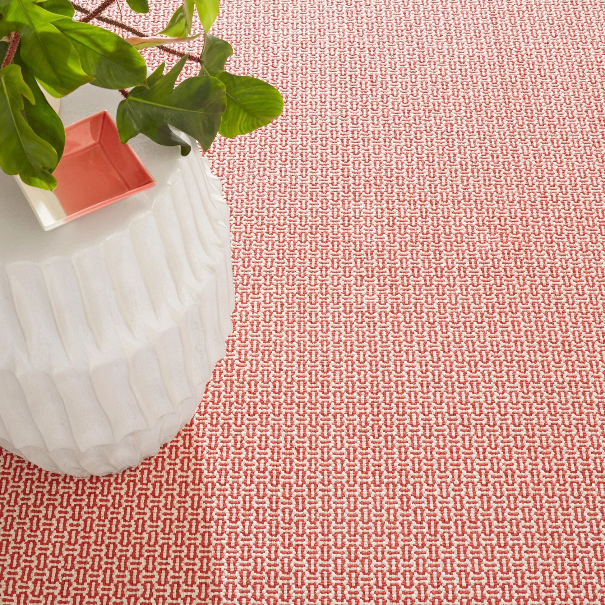 Miss Muffet Paprika Handwoven Cotton Rug Rugs 