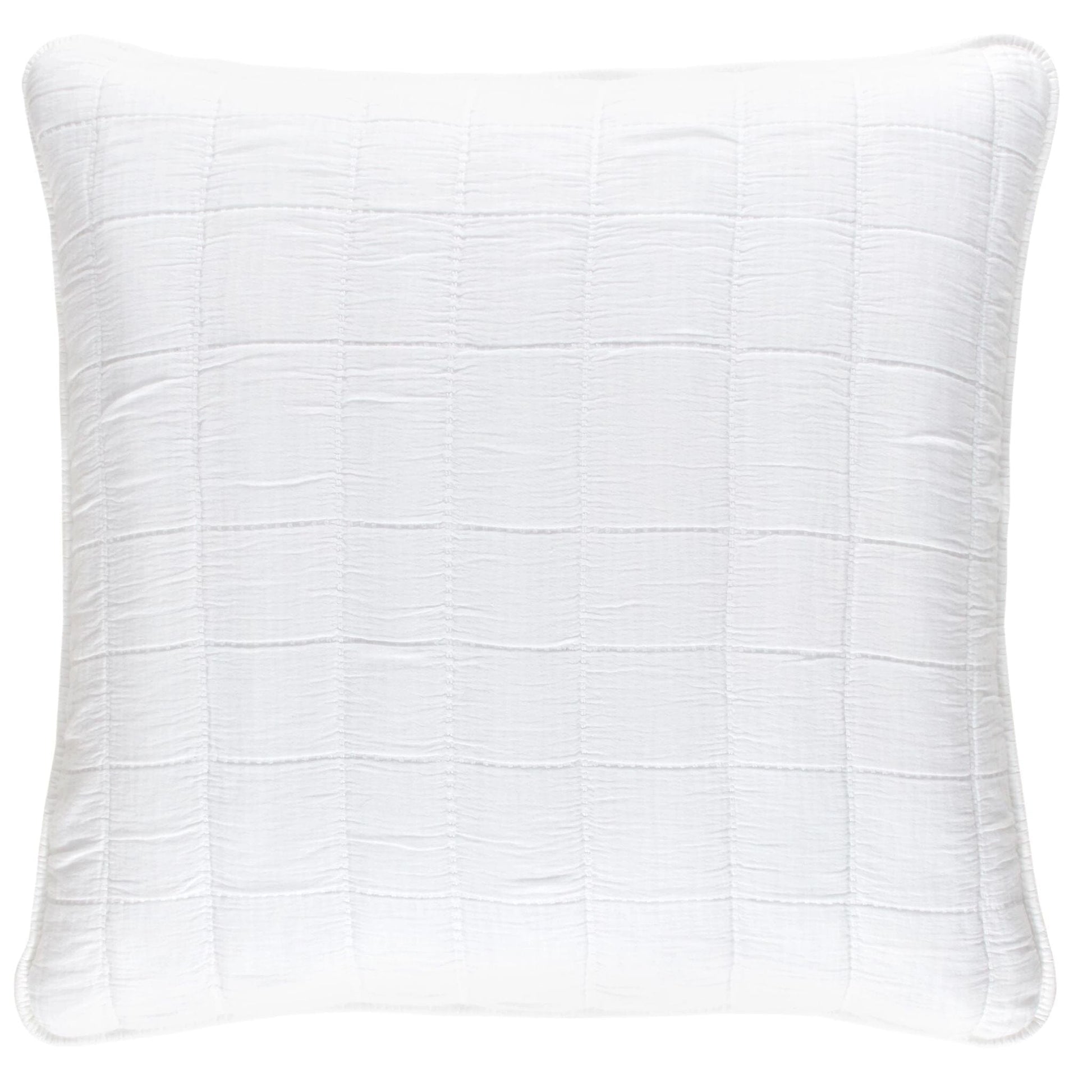 Monet White Quilted Sham Quilted Sham 