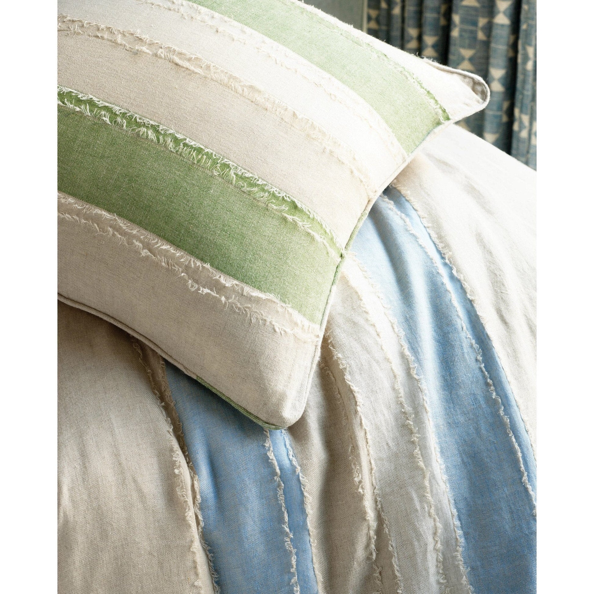 Moon Hills Linen Lapis Duvet Cover Duvet Cover 