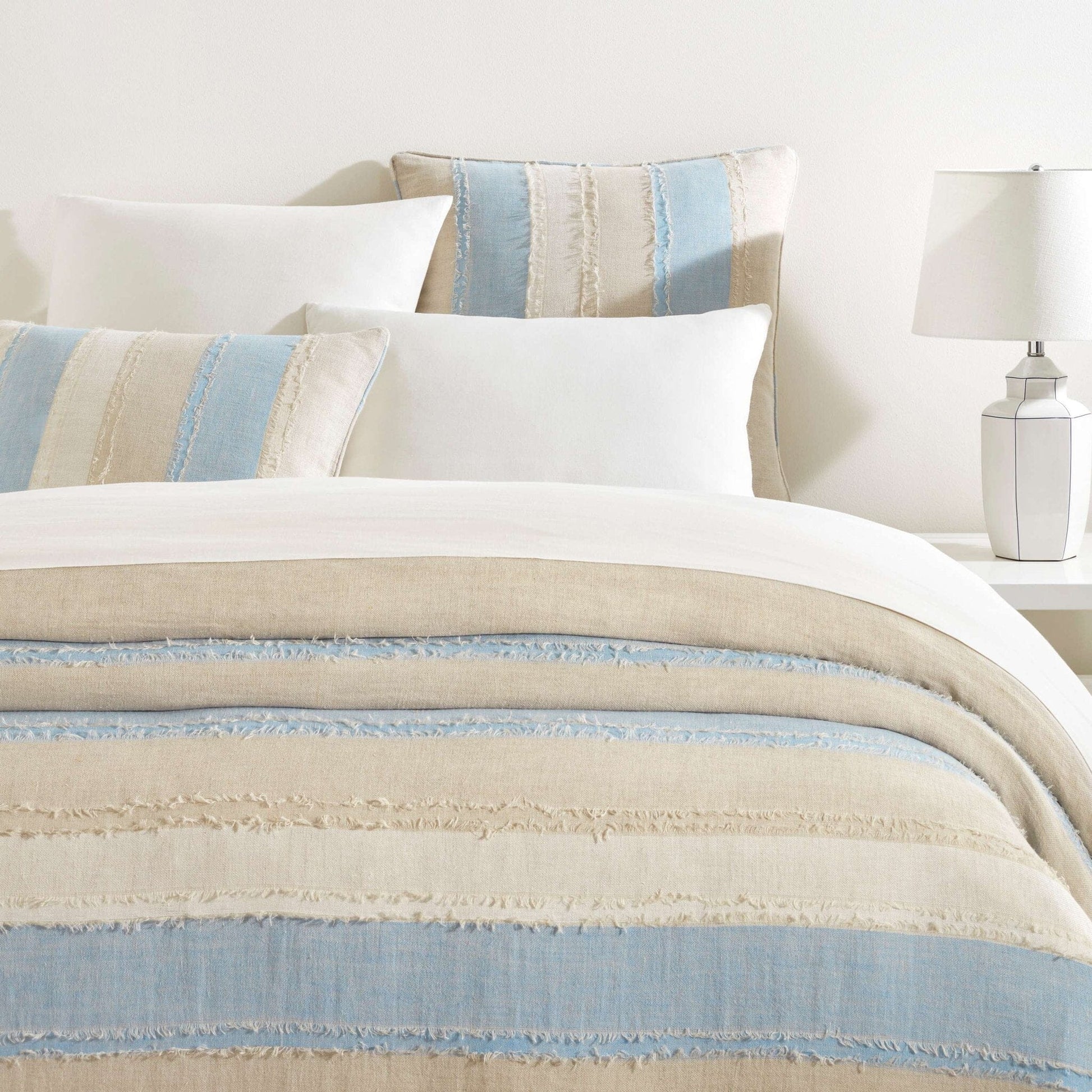 Moon Hills Linen Lapis Duvet Cover Duvet Cover 