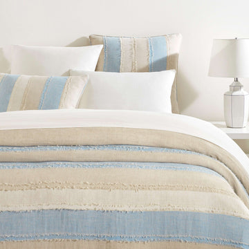 Moon Hills Linen Lapis Duvet Cover Duvet Cover 