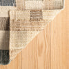 Mosaic Blue Handwoven Jute Rug Rugs 