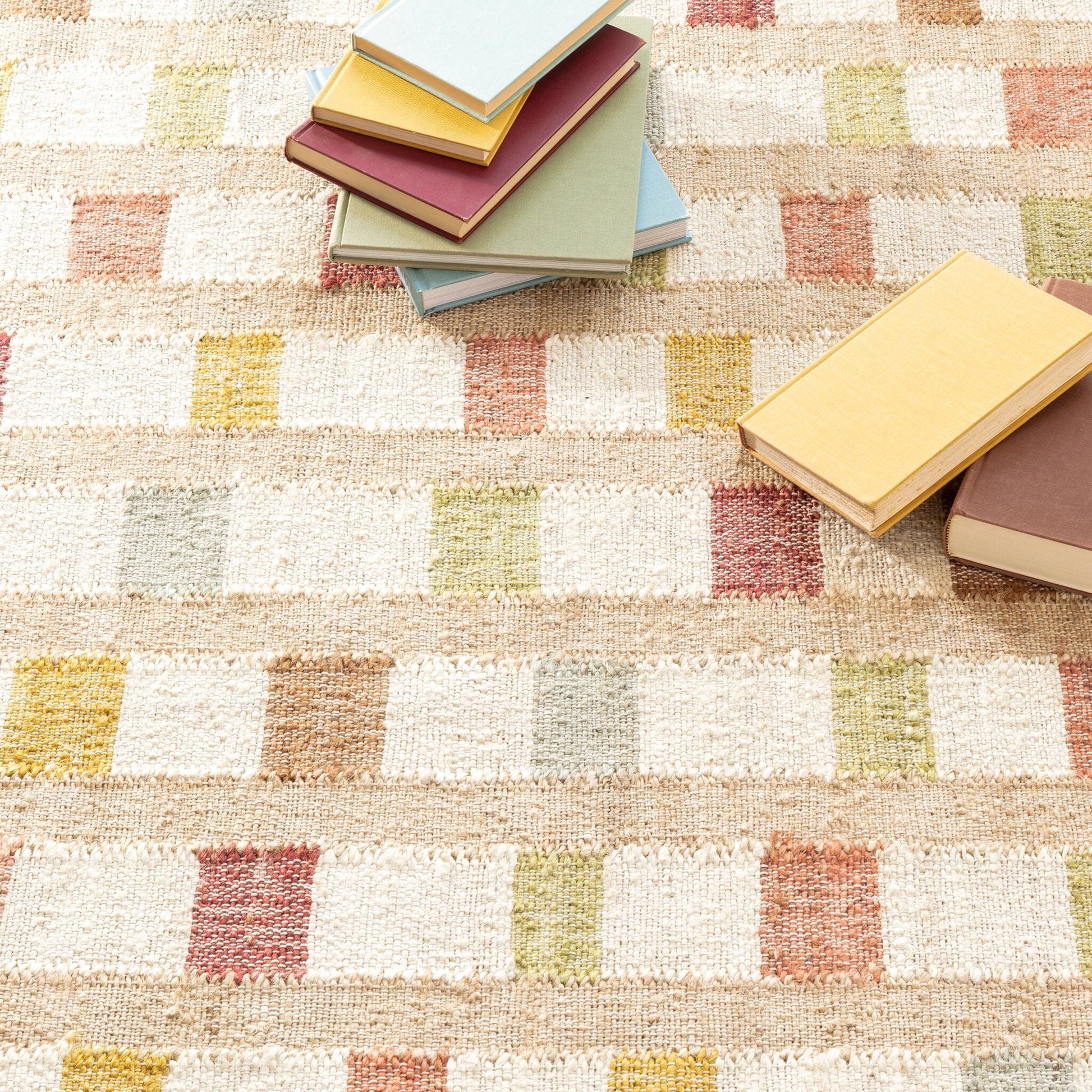 Mosaic Multi Handwoven Jute Rug Rugs 
