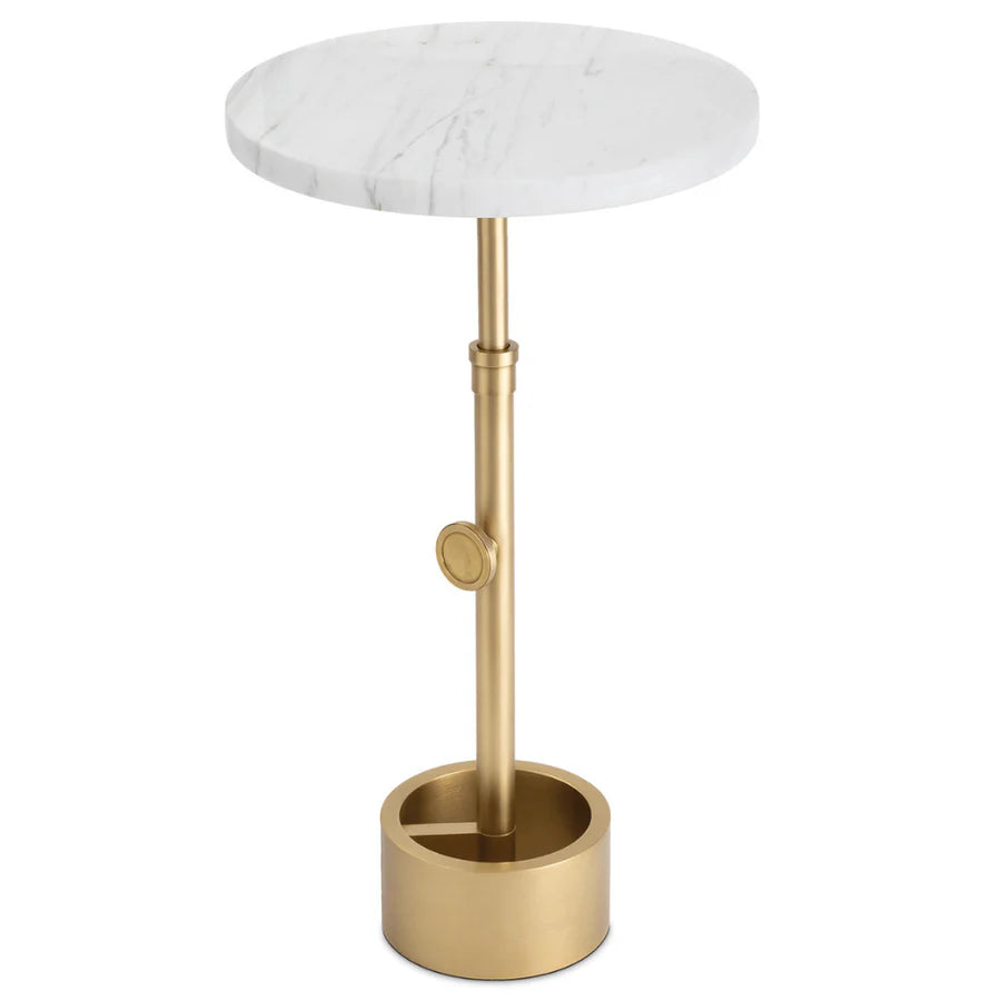 Myles Accent Table Side Table Natural Brass 