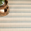 Mystic Stripe Slate Handwoven Indoor/Outdoor Rug RUGS 