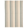 Mystic Stripe Slate Handwoven Indoor/Outdoor Rug RUGS 