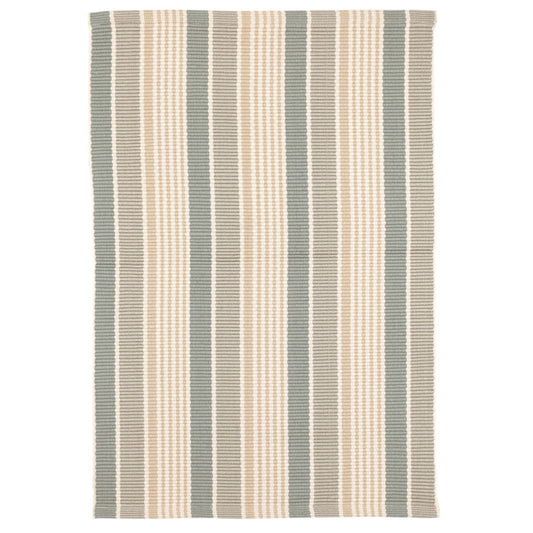 Mystic Stripe Slate Handwoven Indoor/Outdoor Rug RUGS 