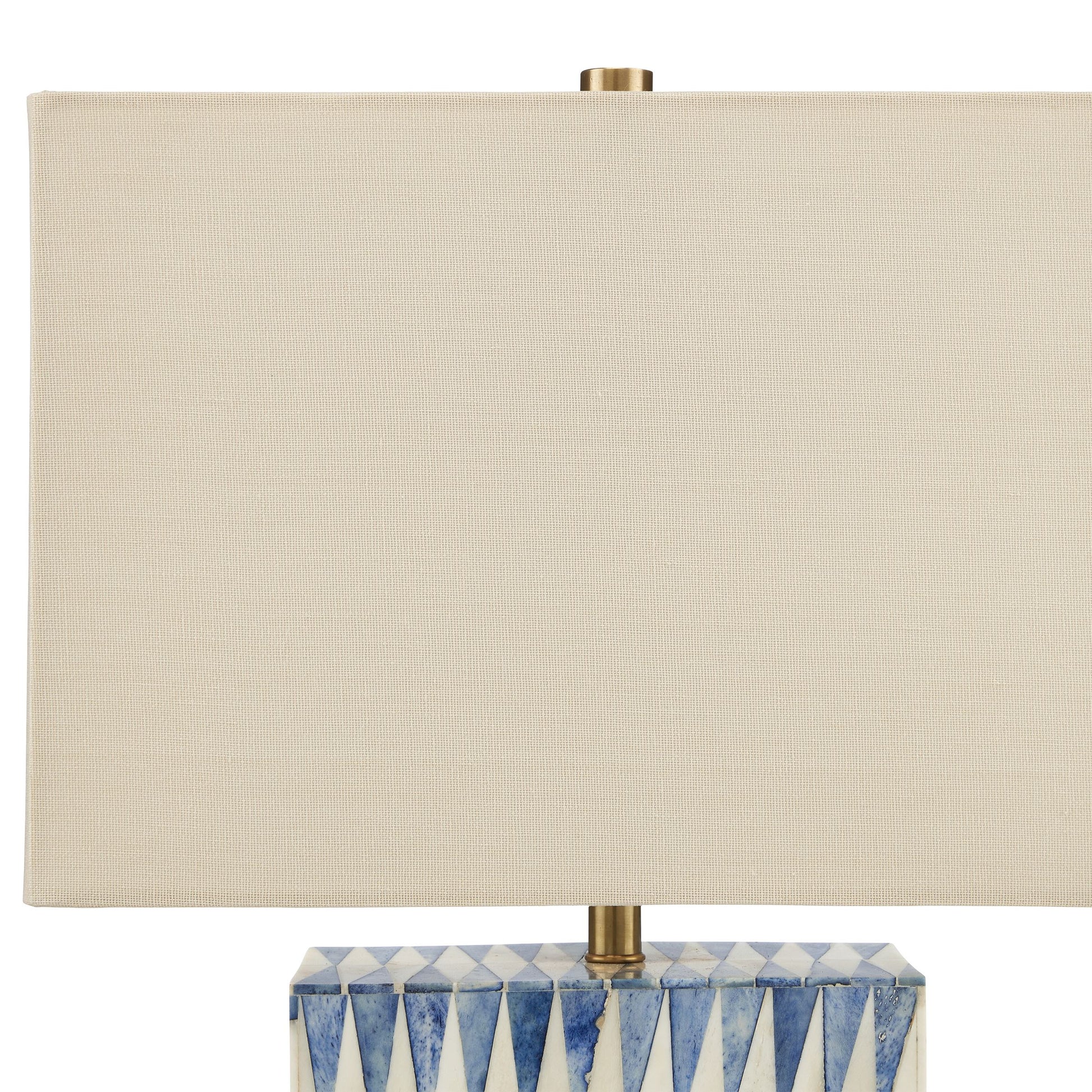 Nadene Blue & White Table Lamp Table Lamps 