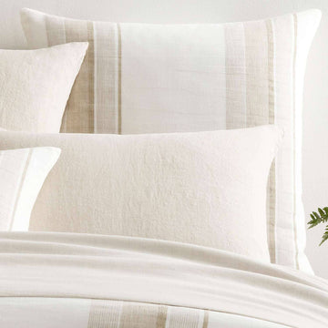 Napa Stripe Linen Natural Sham
