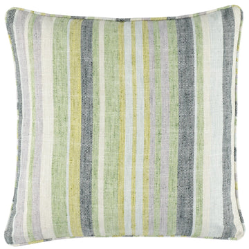Nash Stripe Green Decorative Indoor/Outdoor Pillow Indoor/Outdoor Pillow 