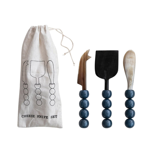 Natural Horn Cheese Knives Kitchen 