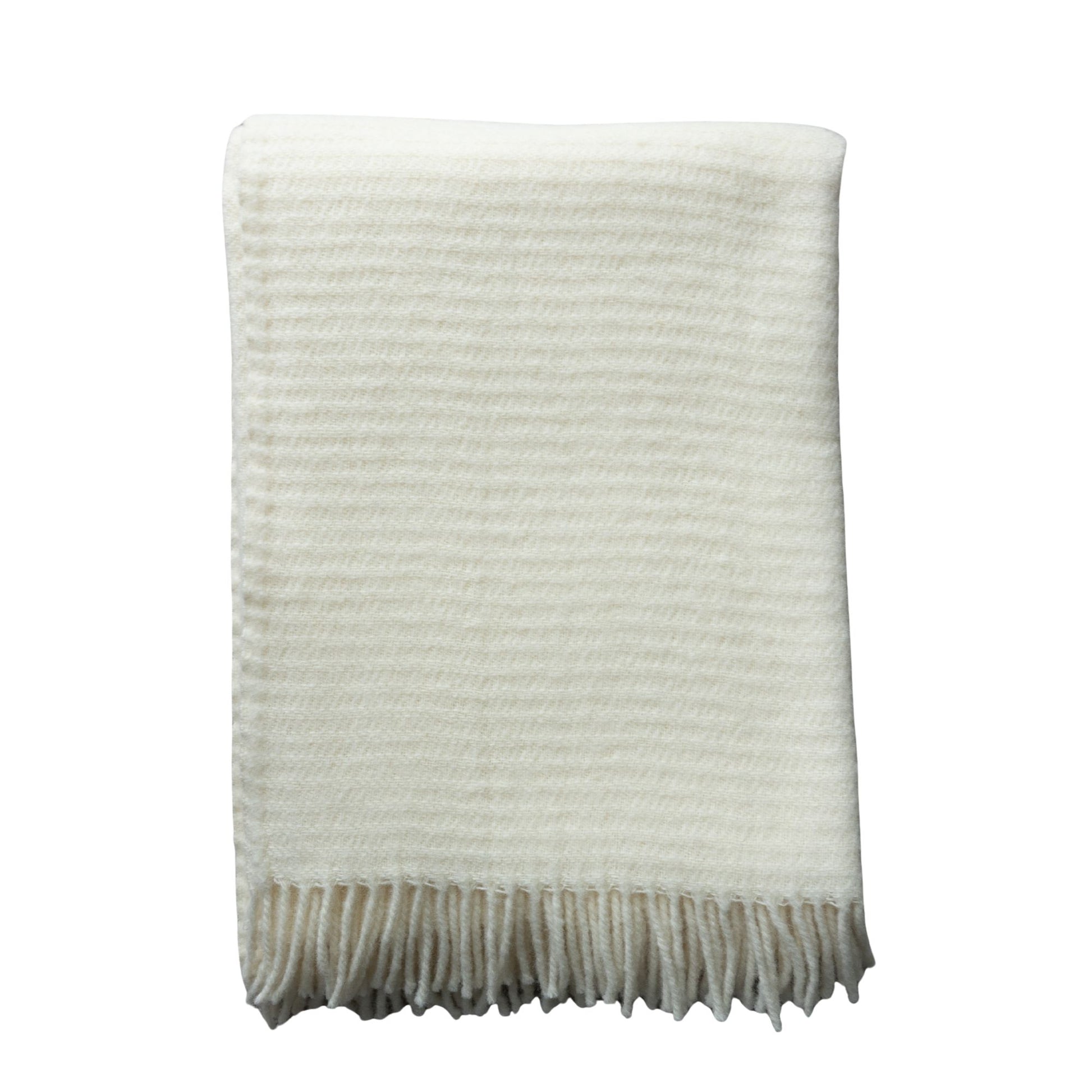 New Zealand Wool Throw - Cream Throws 