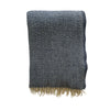 New Zealand Wool Throw - Dark Blue Throws 