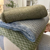 New Zealand Wool Throw - Olive Green Throws 