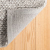 Niels Grey Handwoven Wool/Viscose Rug Rugs 